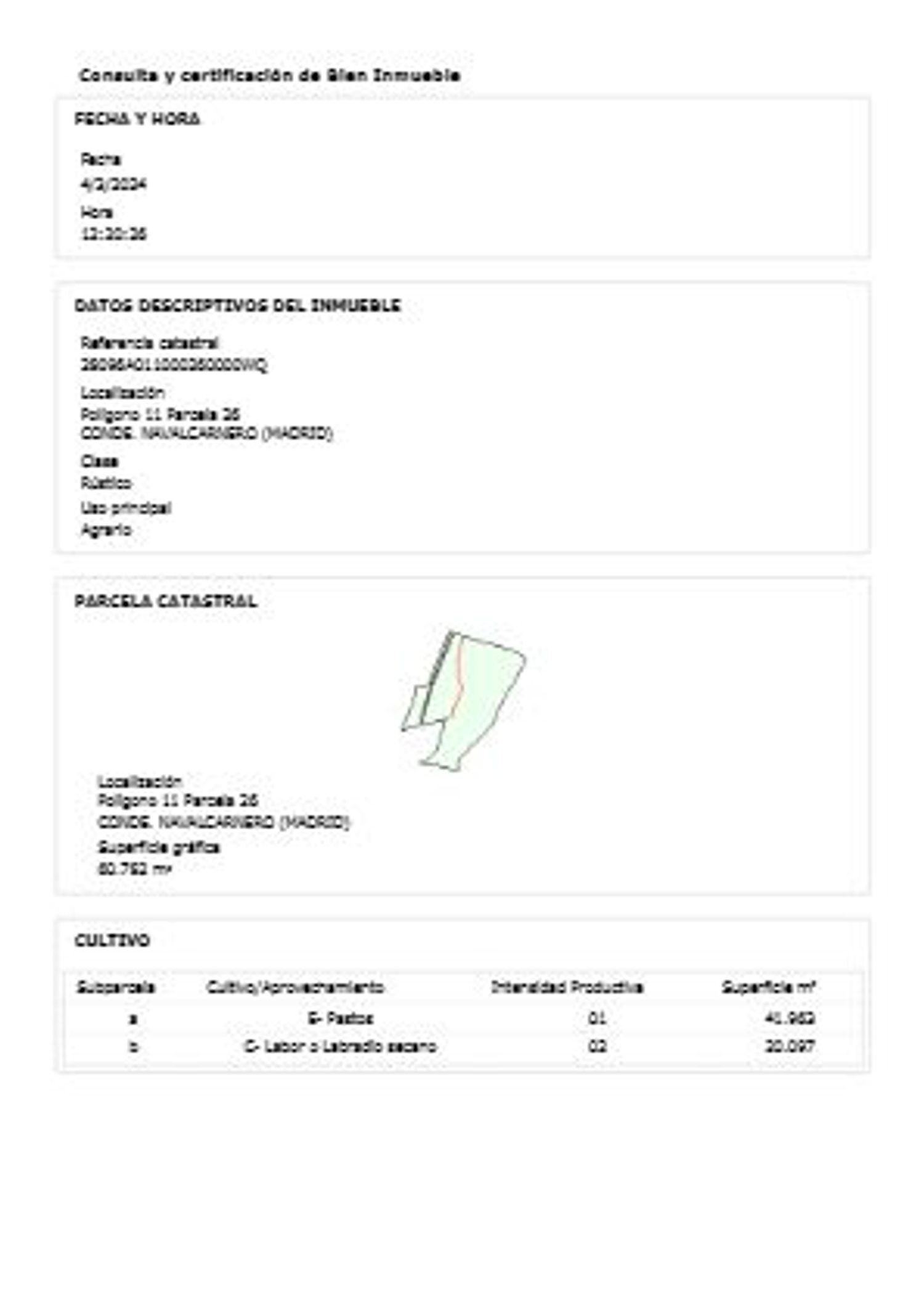 Propiedad en venta en Madrid, Navalcarnero