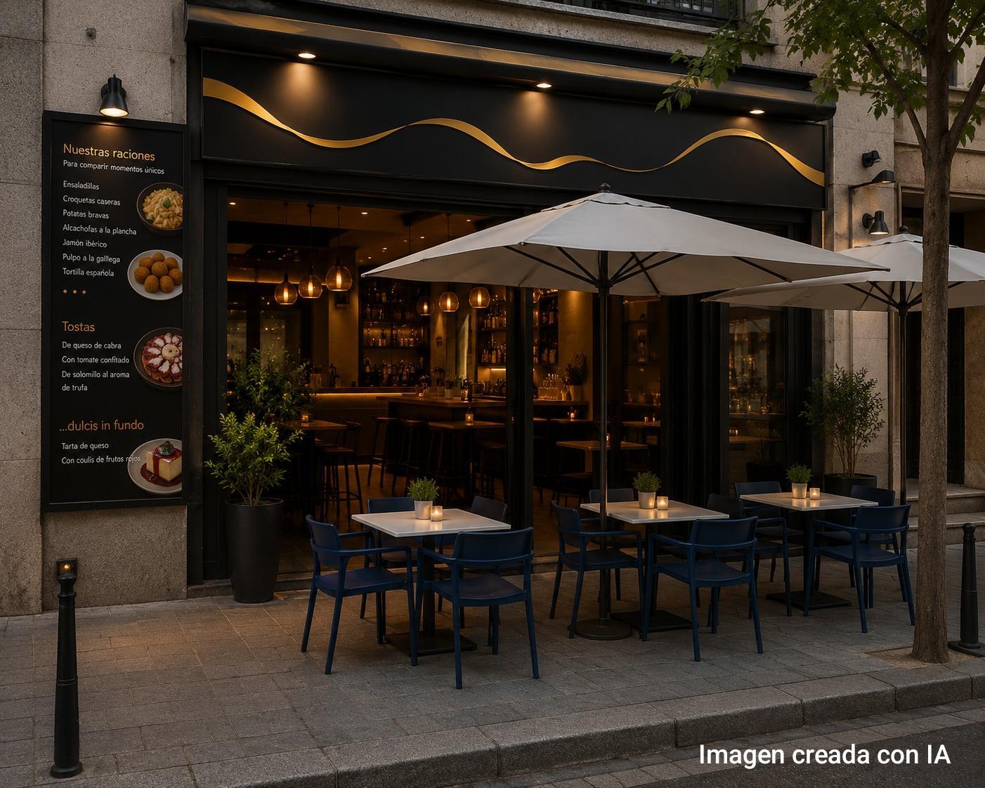 5-1-15 Traspaso de bar de tapas en calle comercial próximo a Juan Bravo – listo para entrar a trabajar