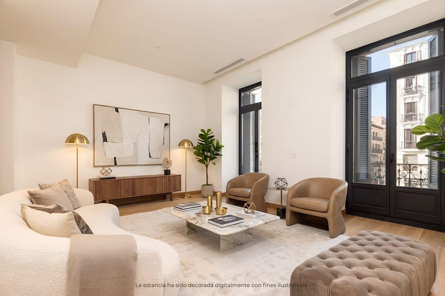 79-1 ^^ Piso de nueva construcción en Almagro – Lujo contemporáneo en una de las mejores zonas de Madrid ^^