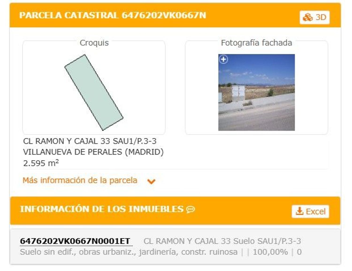 Propiedad en venta en Madrid, Villanueva de Perales