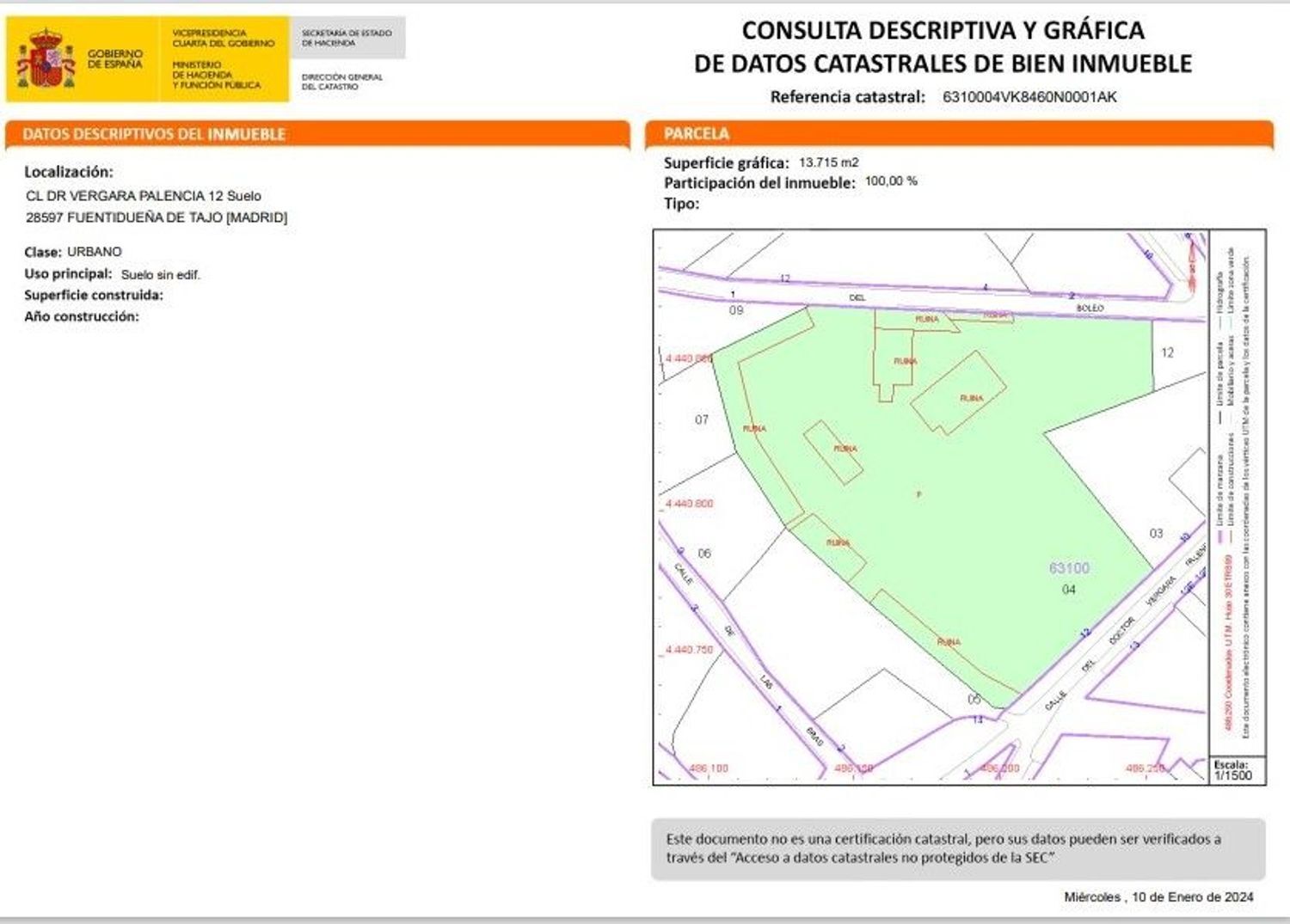 1312876404 Propiedad en venta en Madrid, Fuentidueña de Tajo