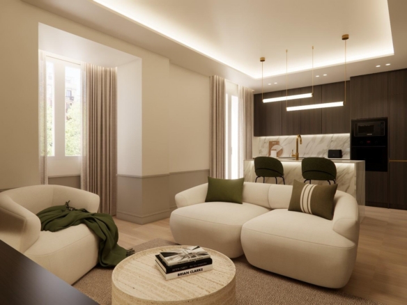 Piso en conde de Peñalver, de 162 m2 con 3 hab/3 b. Balcón y terraza en una 4º planta