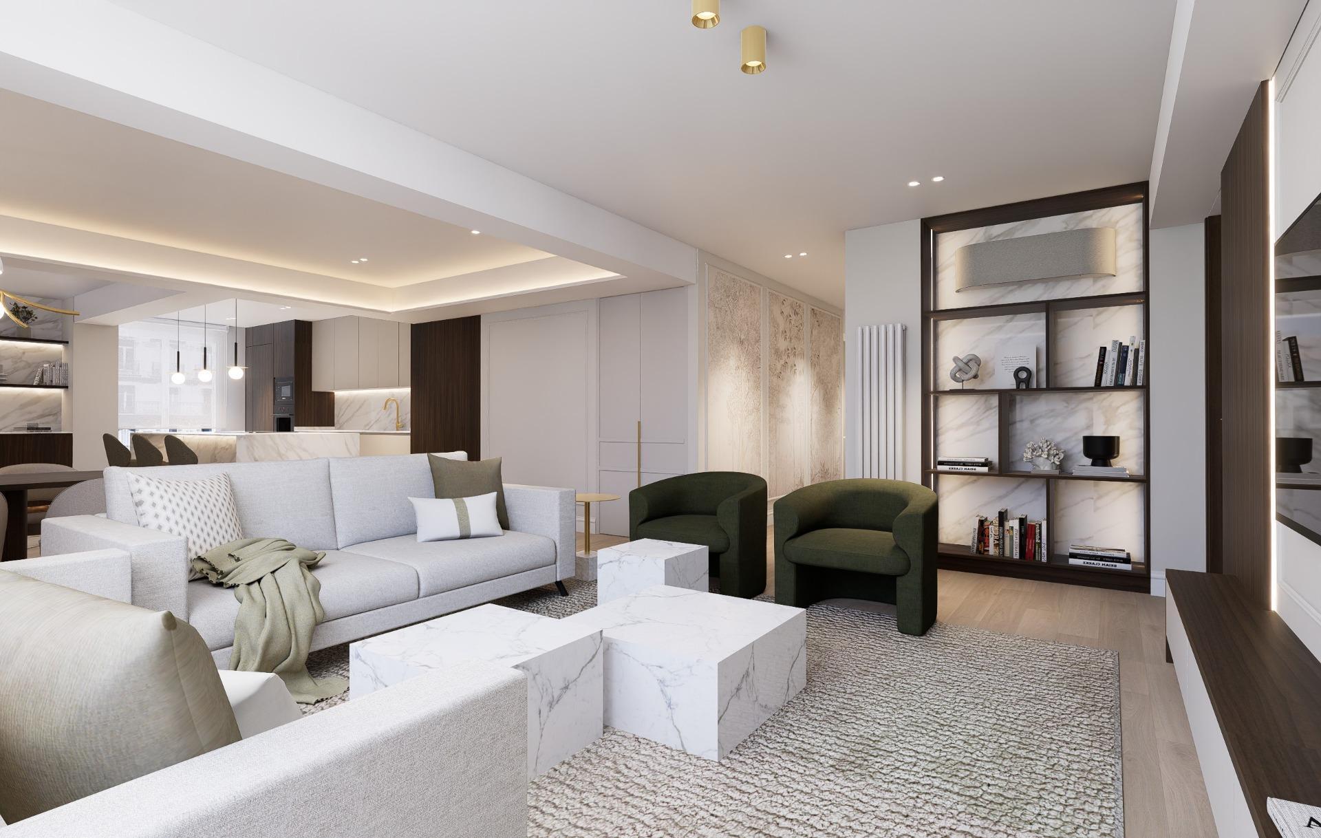 2-2-15 Piso Exclusivo en calle Ayala con dos balconcitos de 234 m2 distribuidos en 3 habitaciones dobles en suite con vestidor