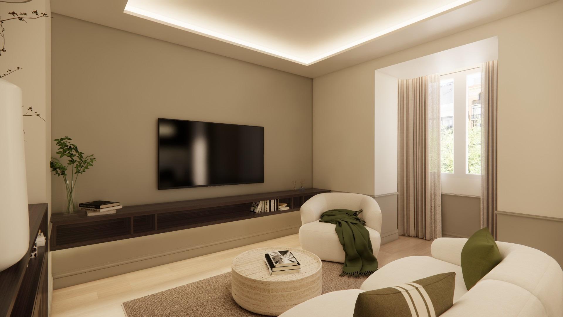 2-2-28 Piso en conde de Peñalver, de 162 m2 con 3 hab/3 b. Balcón y terraza en una 4º planta