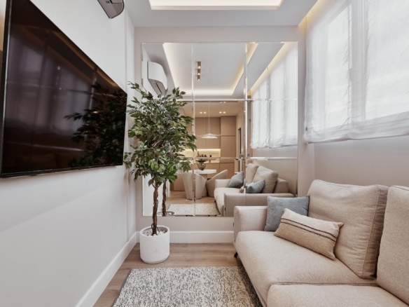PISO EN DON RAMON DE LA CRUZ , CON MUCHA LUZ, 7º PLANTA CON 2 HABITACIONES Y 2 BAÑOS