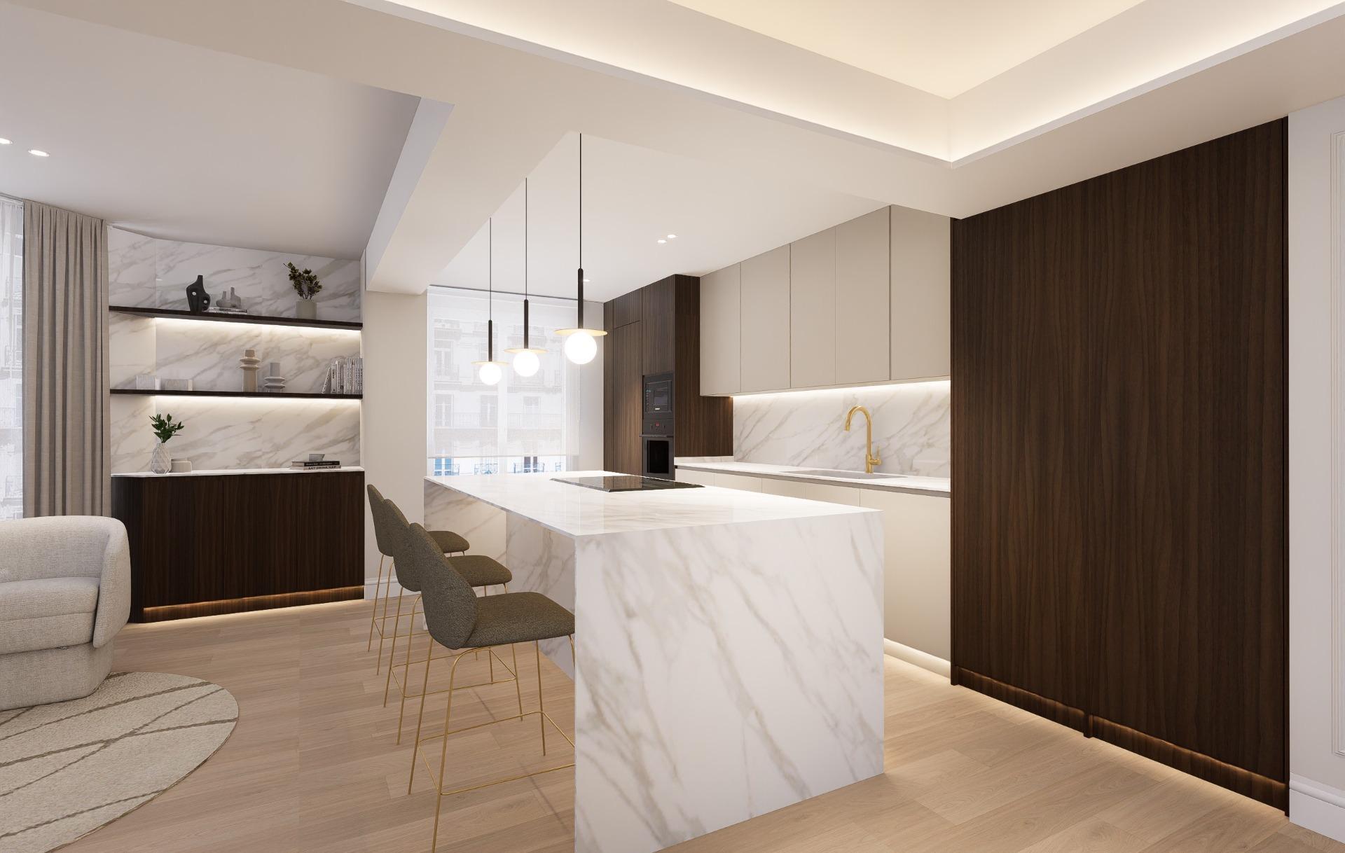 2-7-14 Piso Exclusivo en calle Ayala con dos balconcitos de 234 m2 distribuidos en 3 habitaciones dobles en suite con vestidor