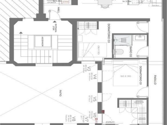 Piso en la calle padilla exterior con terraza. una 2º planta 118 mt2 con 3 habitaciones y 2 baños