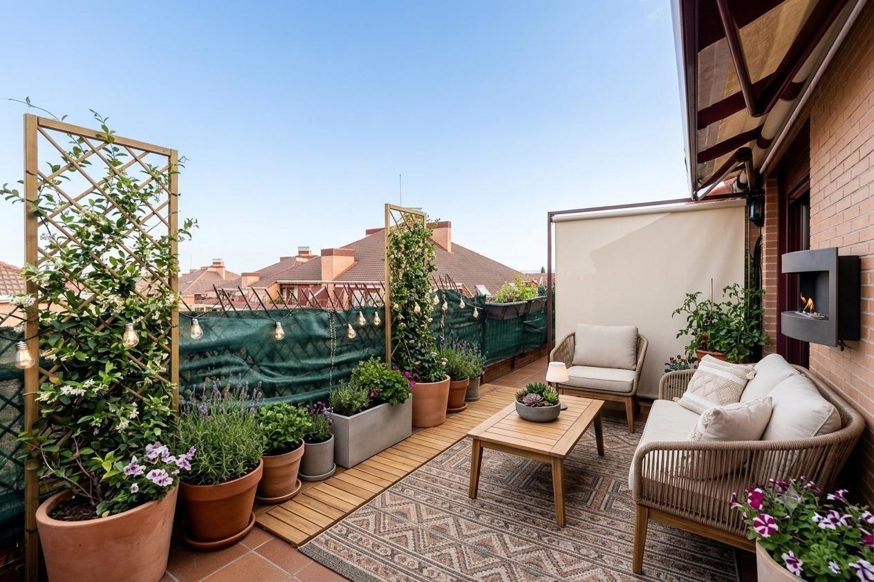 16-1-1 Ätico, con terraza , piscina, garaje y trastero