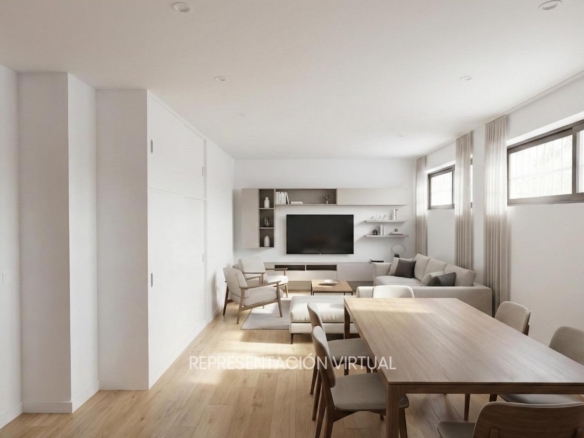 ESTUDIO LUMINOSO CON VISTAS A LAS CUATRO TORRES EN URBANIZACIÓN PRIVADA CON PISCINA JUNTO A METRO Y LA VAGUADA
